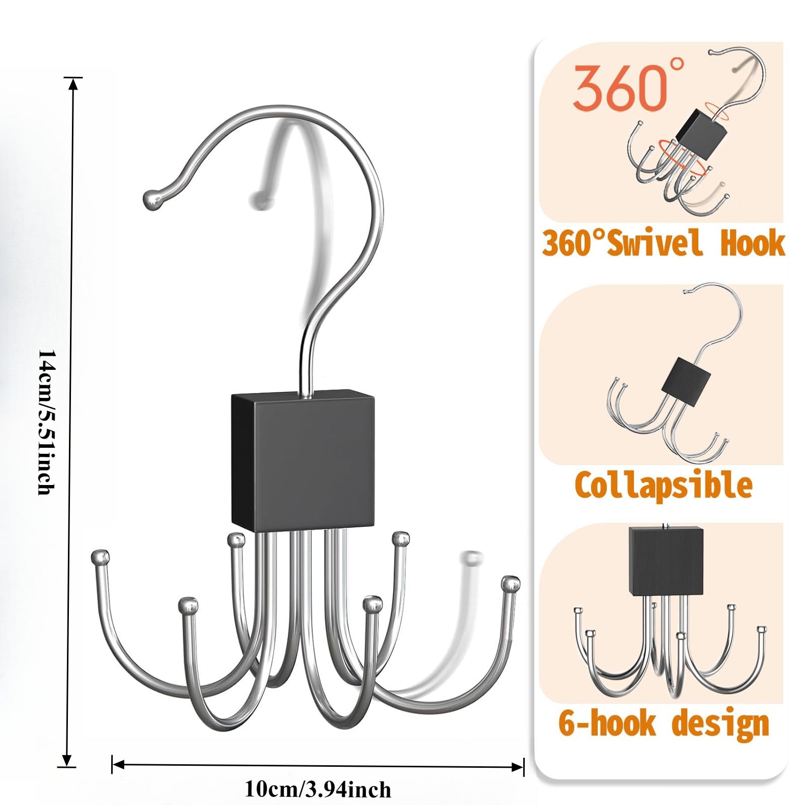 1pc vest style hanger bra hanger 360 rotatable hook holds 36