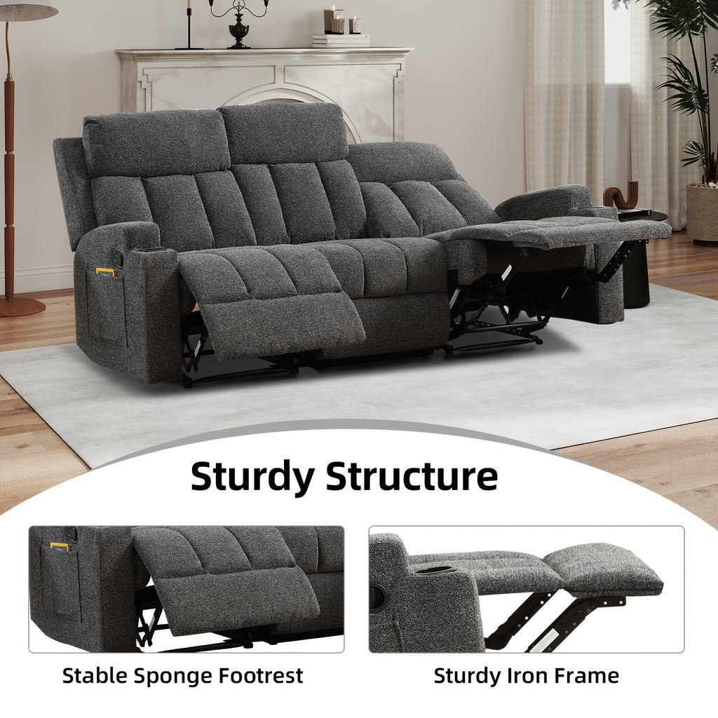 1pc 3pcs manual recliner living room set 1 seater 2 seater 3