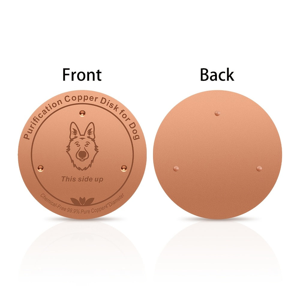 copper pet water filter bowl featuring