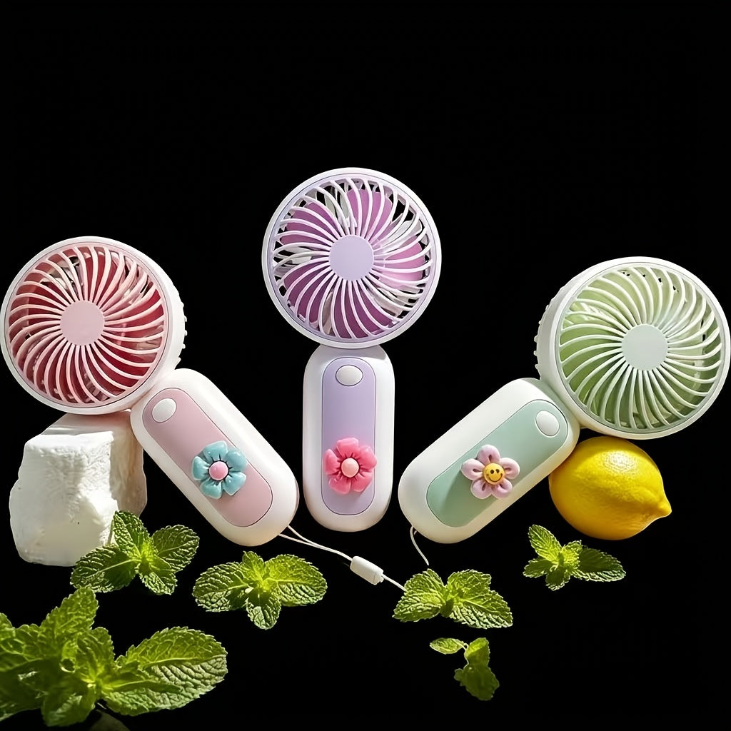 handheld fan suitable women girls portable pocket fan