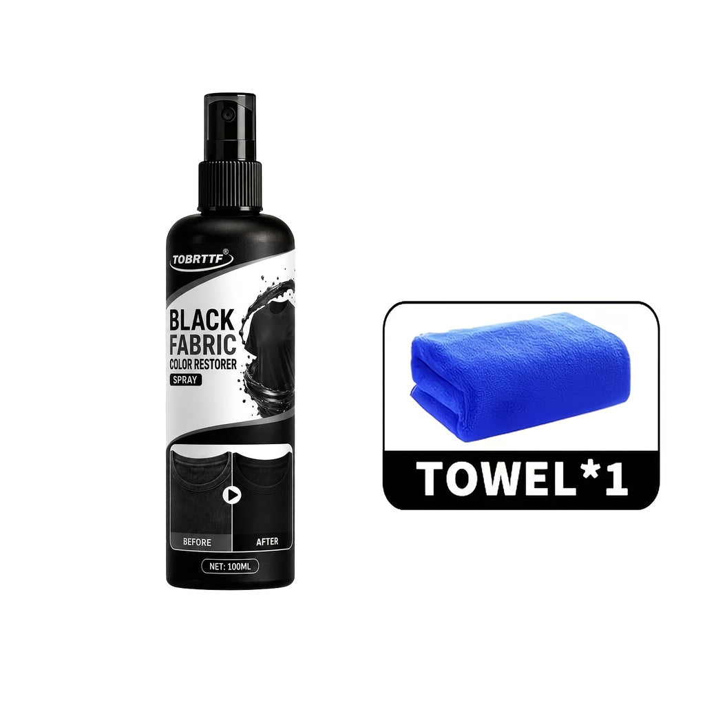100ml black fabric color correction spray instant fade