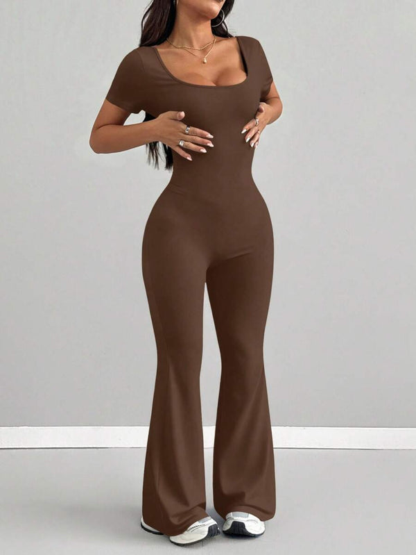 womens jumpsuit   fit   neck casual fashionable
