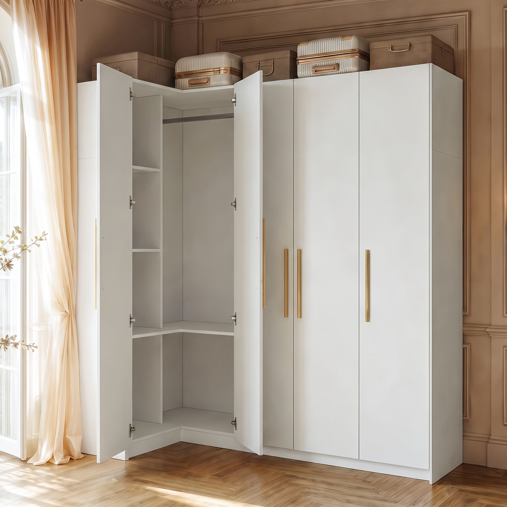 modern corner wardrobe   closet storage cabinet