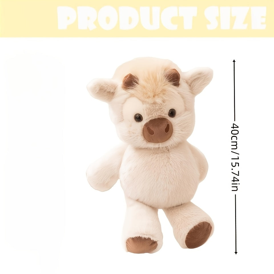 40cm 15 74in kawaii highland cow stuffed animal soft plush