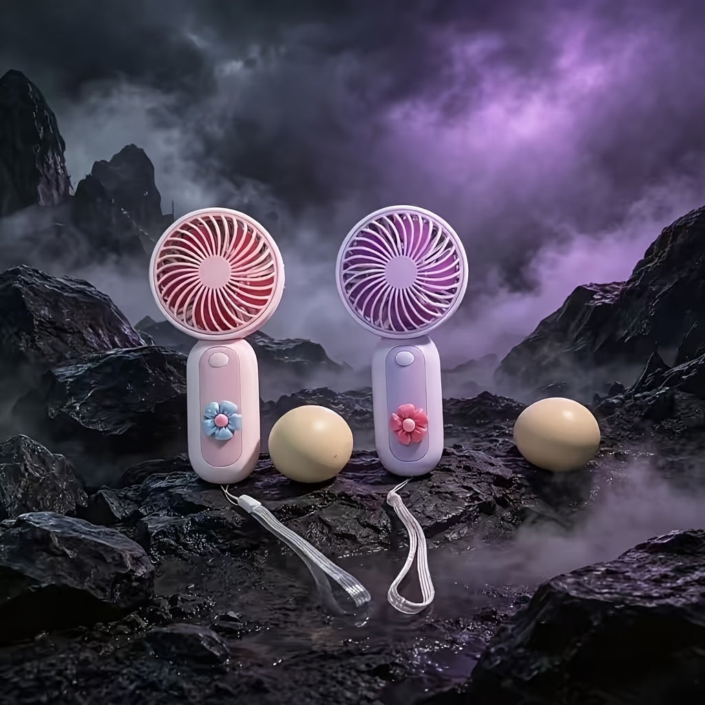 handheld fan suitable women girls portable pocket fan