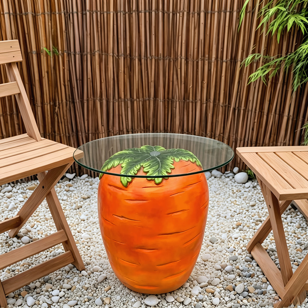 1pc   vegetable fruit side table resin carrot