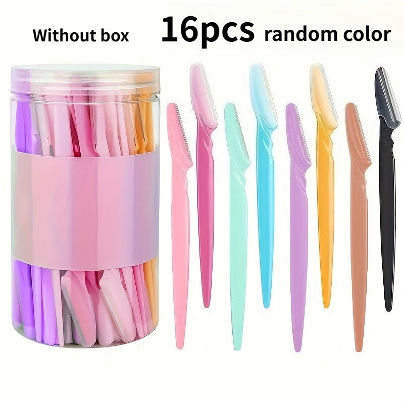 16pcs random color deluxe facial hair removal razor premium