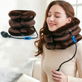 three layer inflatable u shaped neck pillow flexible neck