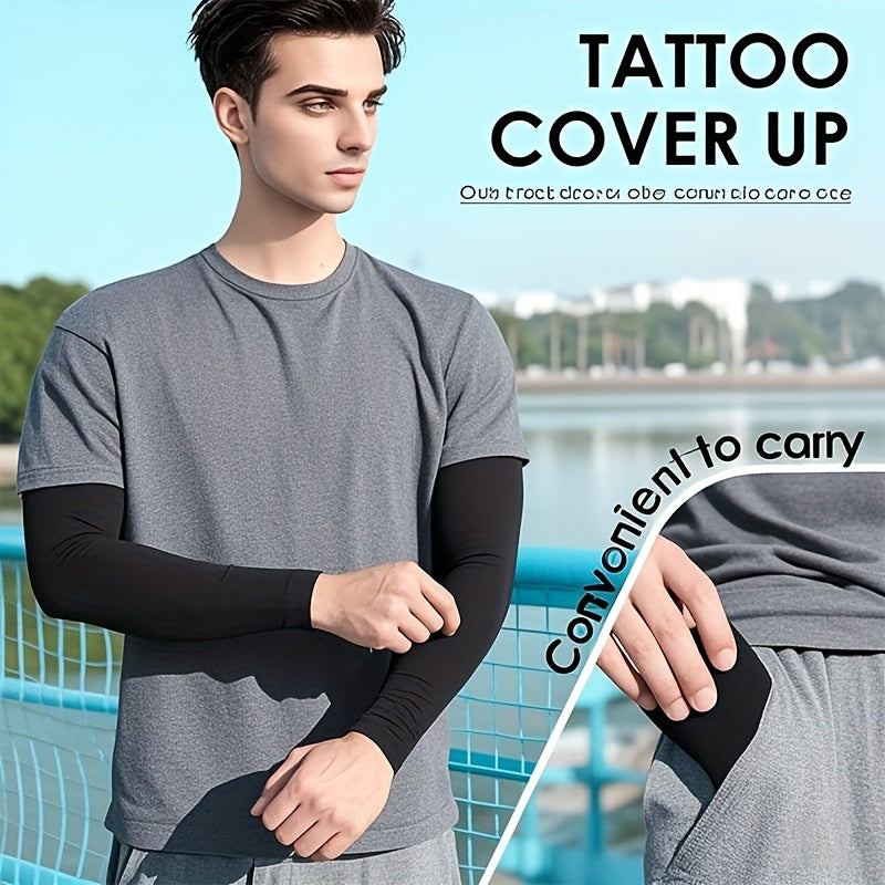 8 pairs cool arm covers men women summer travel arm sleeves