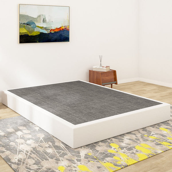 9'' Metal Box Spring With Frabric Cover,  Metal Frame Heavy Duty Easy Assembly