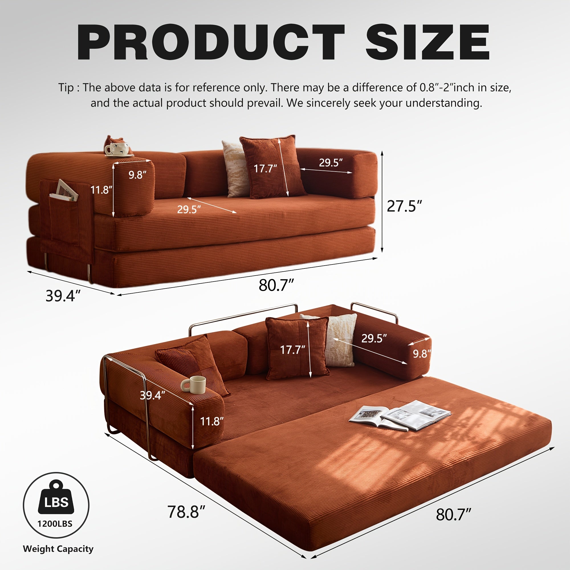 bed foam mattress corduroy upholstery