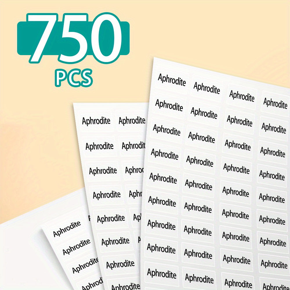 customized name sticker solid color label stationery books