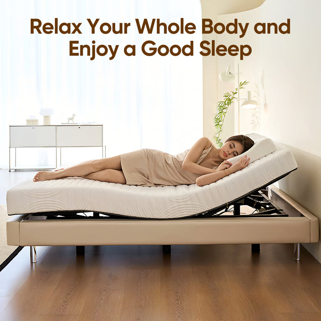 Adjustable Bed Frame with Zero Gravity & Anti-Snore