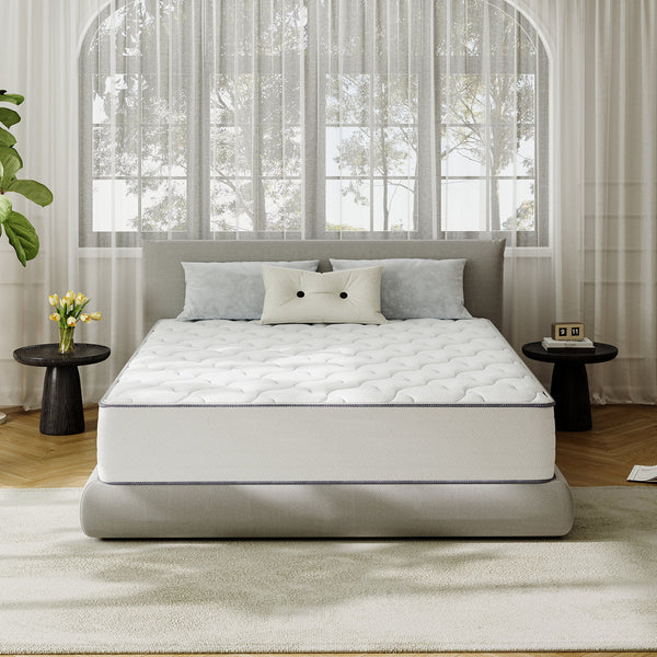 Alwyn Home 10"/12" Plush Cooling Gel Memory Foam Hybrid Mattress – CertiPUR-US, OEKO-TEX, SGS Certified