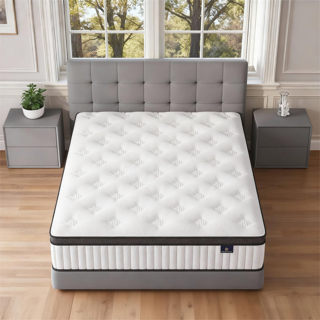 Alwyn Home 12” Memory Foam Hybrid Mattress In A Box