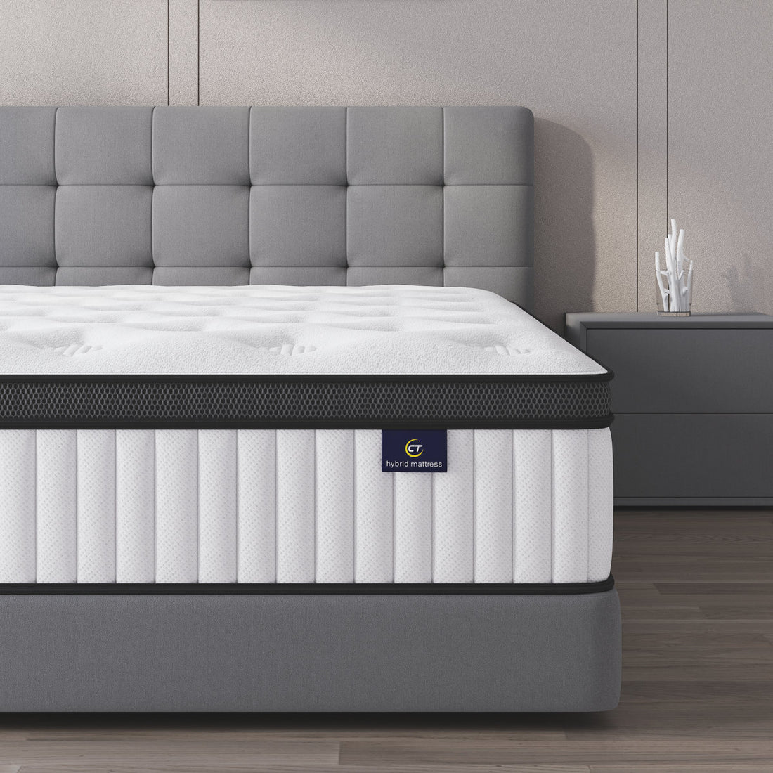Alwyn Home 12” Memory Foam Hybrid Mattress In A Box