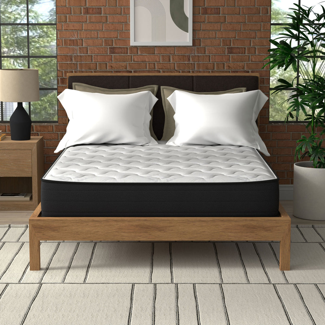 American Bedding Cooling 10" Firm Hybrid Mattress