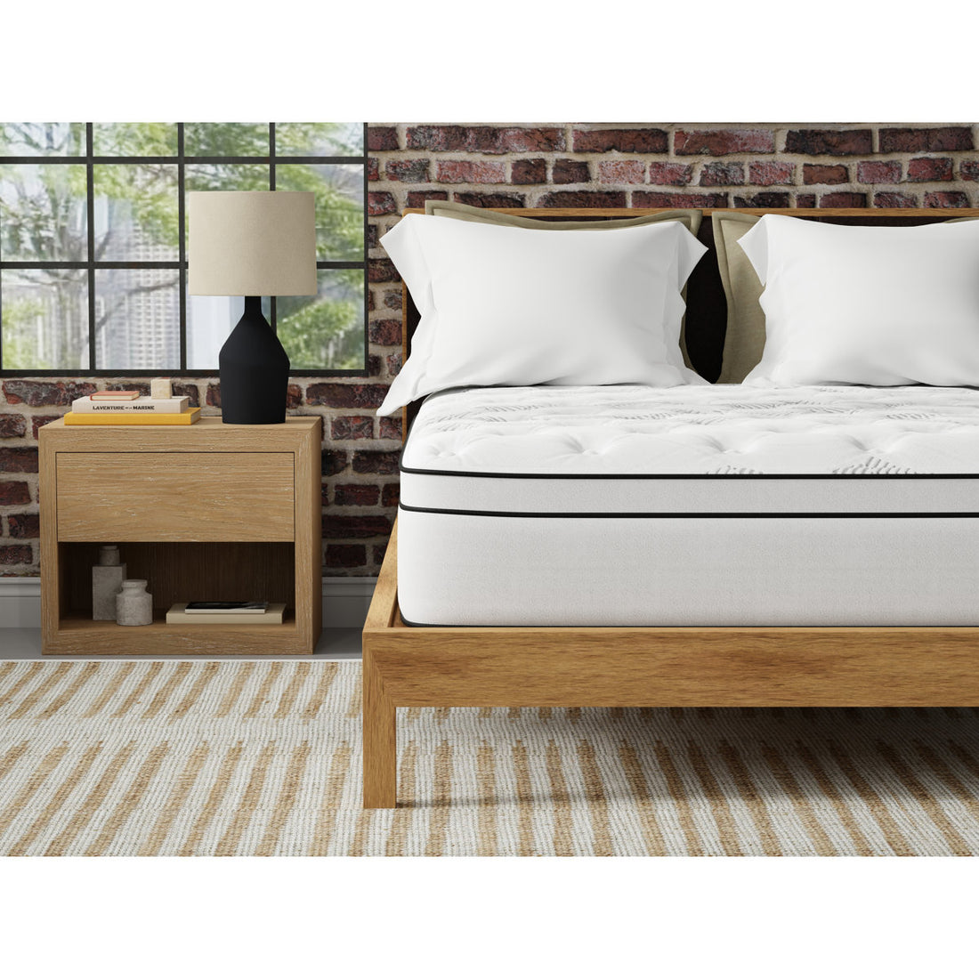 American Bedding SleepCool 14" Hybrid Plush Mattress