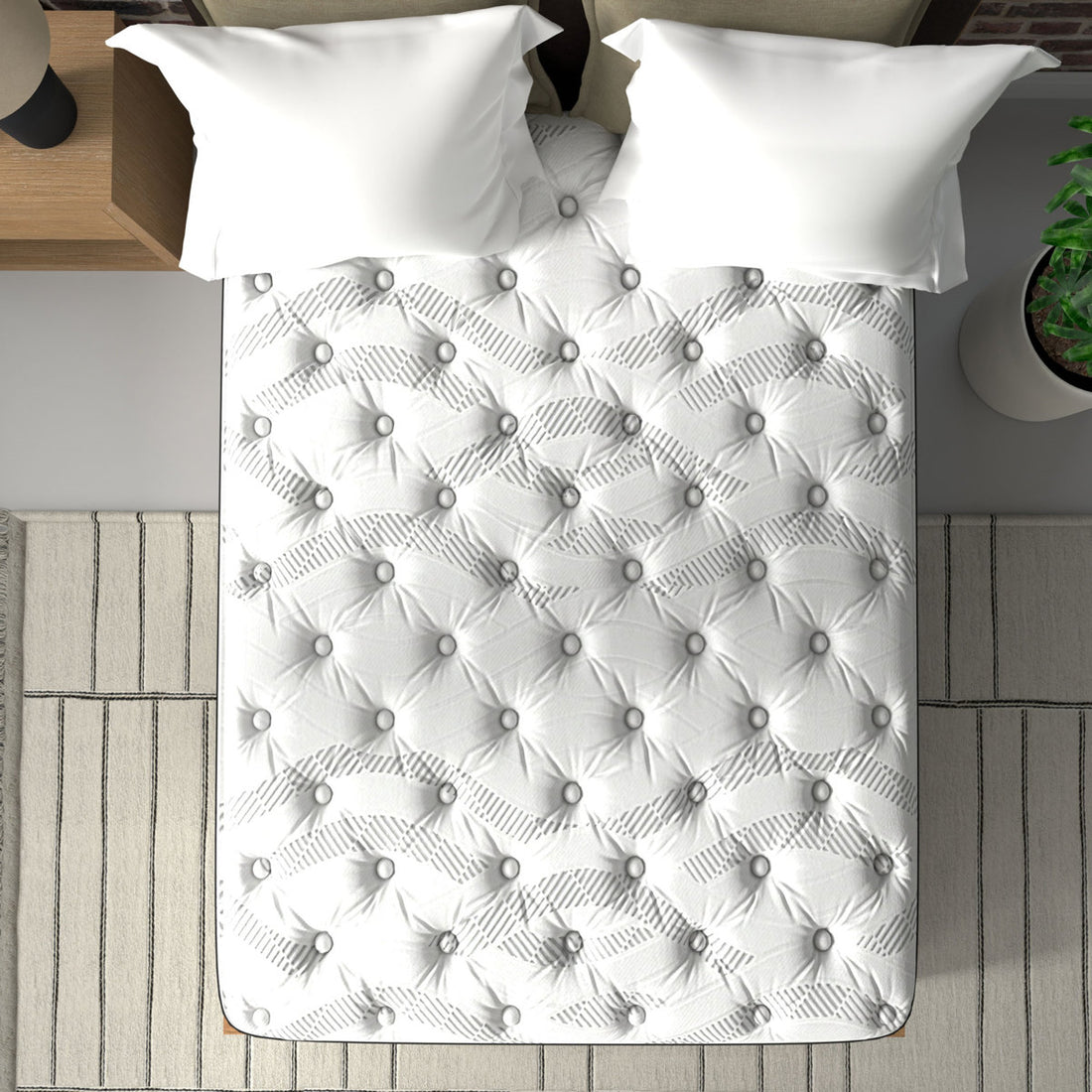 American Bedding SleepCool 14" Hybrid Plush Mattress