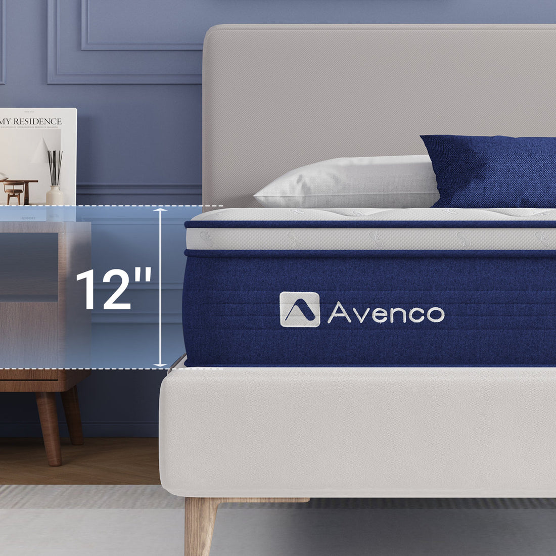 Avenco 12'' Medium Soft Memory Foam Hybrid Mattress