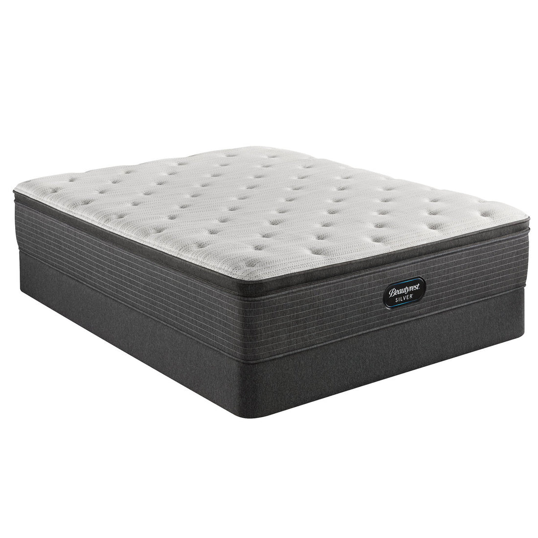 Beautyrest 15" Plush Pillow Top Innerspring Mattress  and Box Spring Set