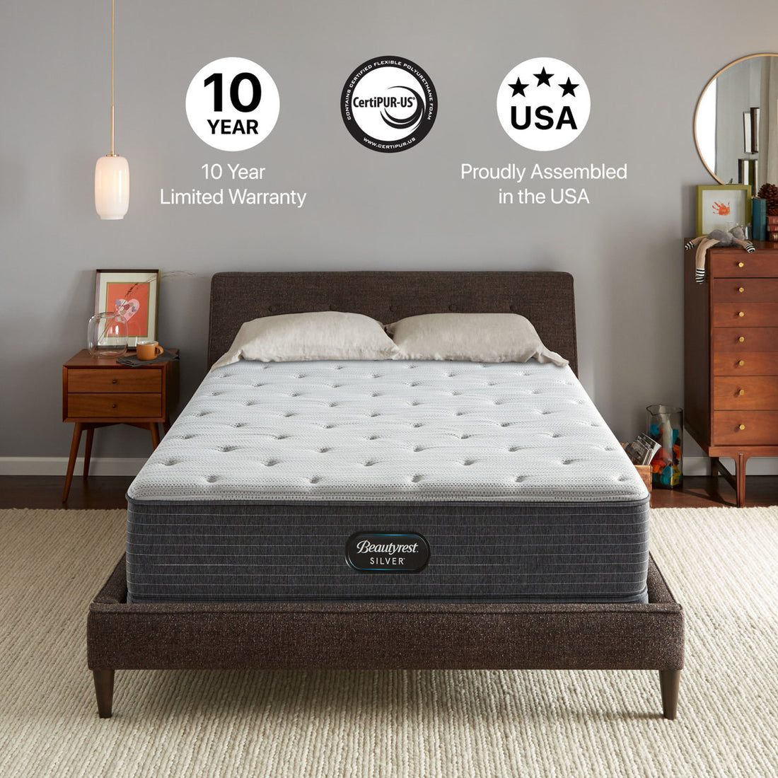 Beautyrest Silver BRS900-C Medium Pillow Top 16" Innerspring Mattress