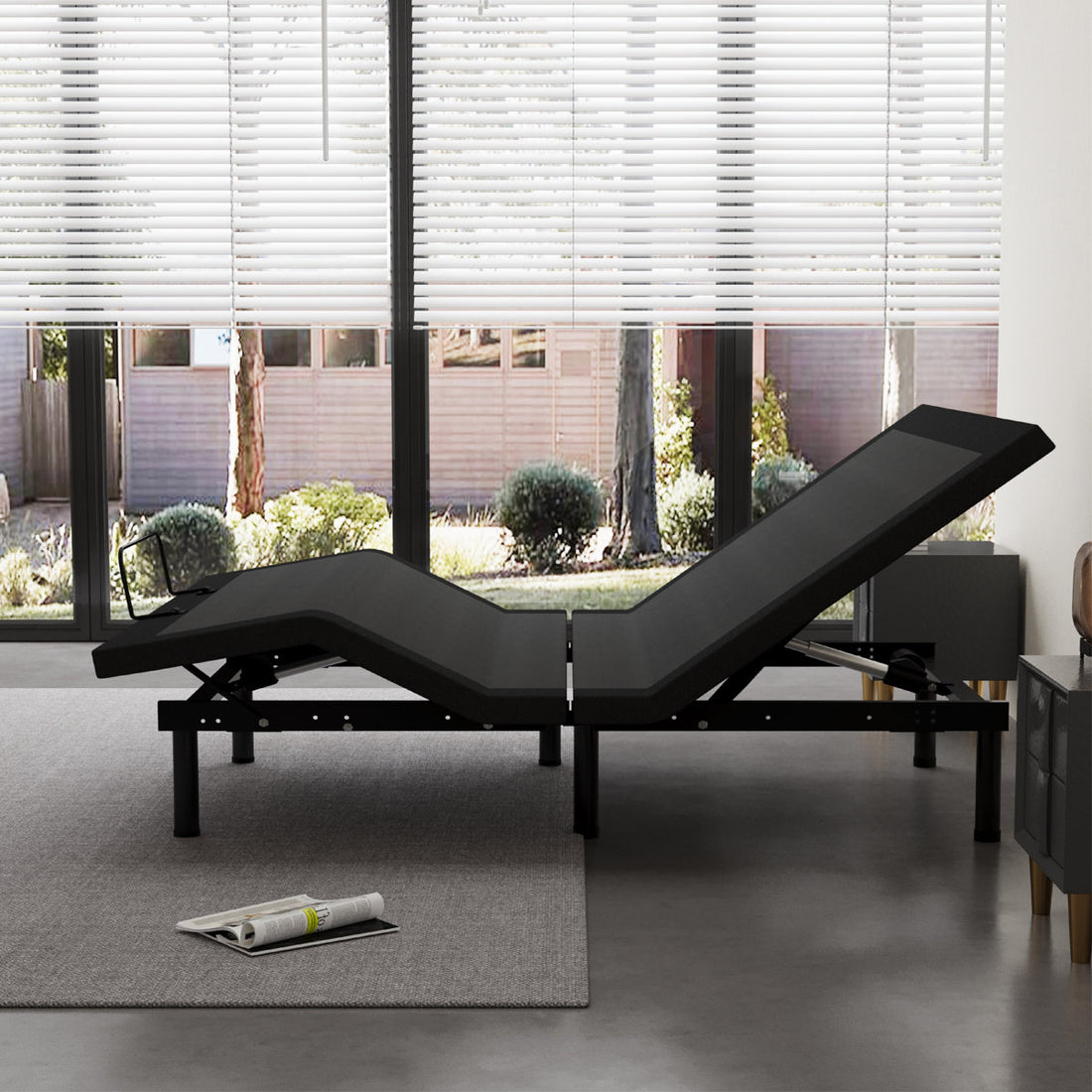 Bingaman 12" Adjustable Bed with Wireless Remote and Preset Positions