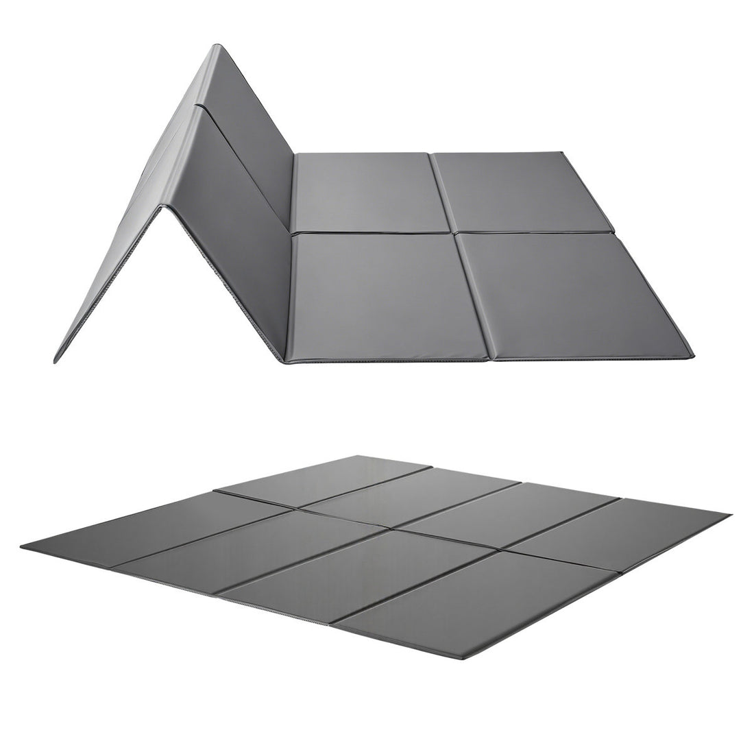 Bunkie Board, King Size 80.3 x 75.9 in, Foldable Bed Board Under Mattress with Hook-and-Loop Straps, PP Core with 600D Oxford Fabric, Anti-Sag for Metal Frames, Bunk Beds, and Sleeper Sofas