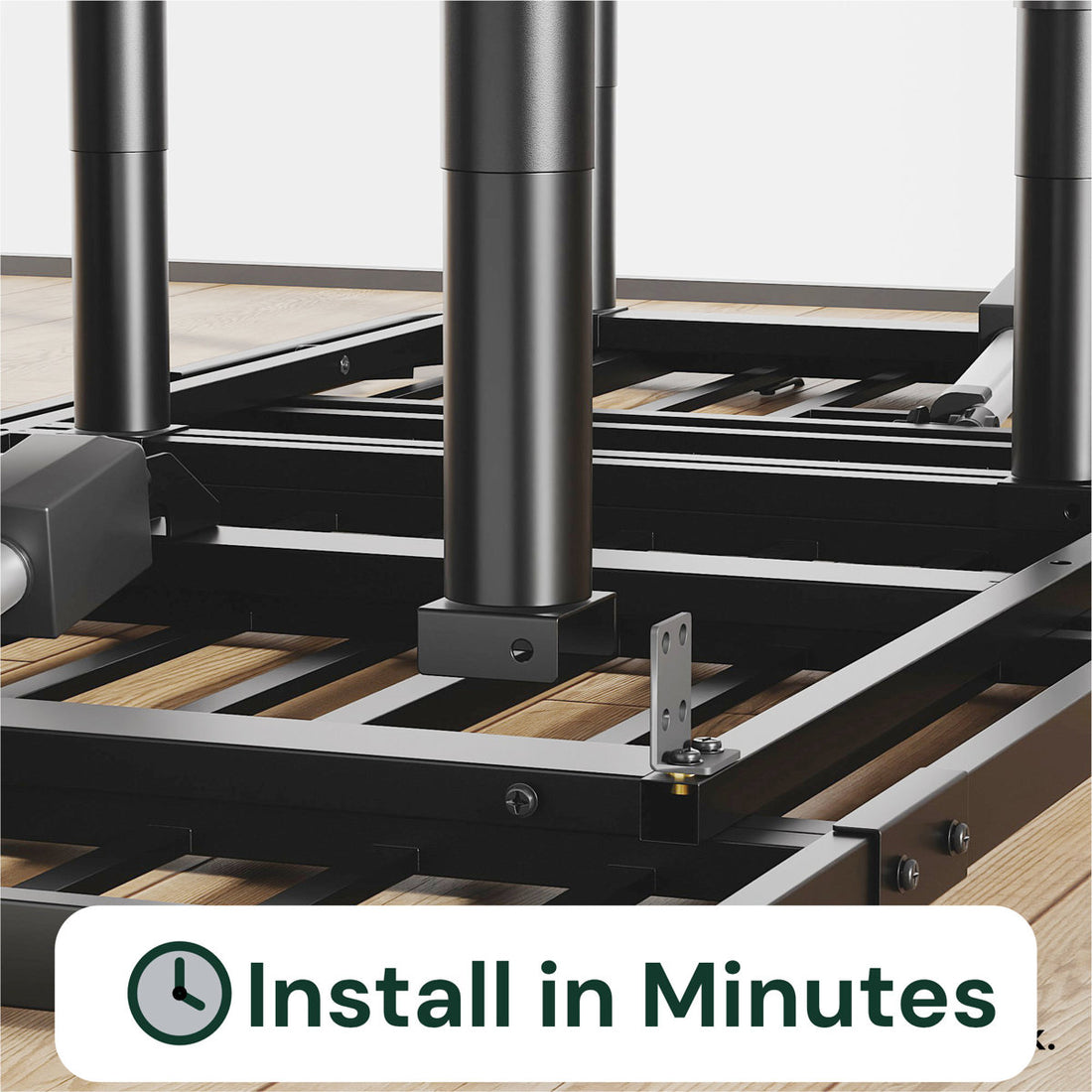 California King Adjustable Bed Frame With Wireless Remote, Electric Bed, Zero Gravity, Head And Foot Incline, Adjustable Leg Heights, Memory Presets, Anti-Snore