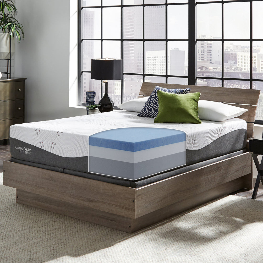Comforpedic Loft from Beautyrest Medium Gel Memory Foam Mattress