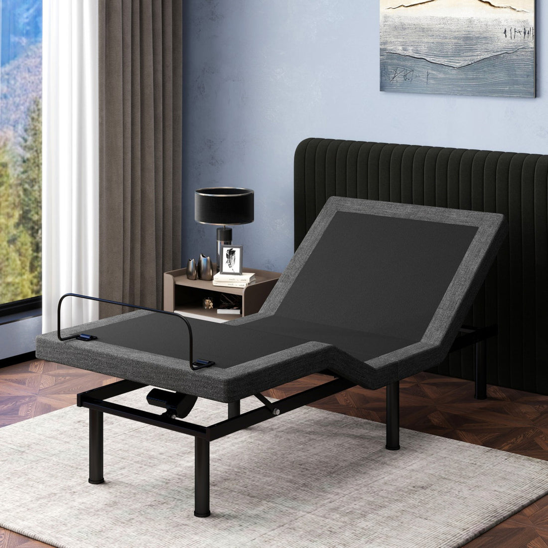 Comfort Adjustable Bed Base With Smart Presets & Quiet Motor – Universal Mattress Compatible