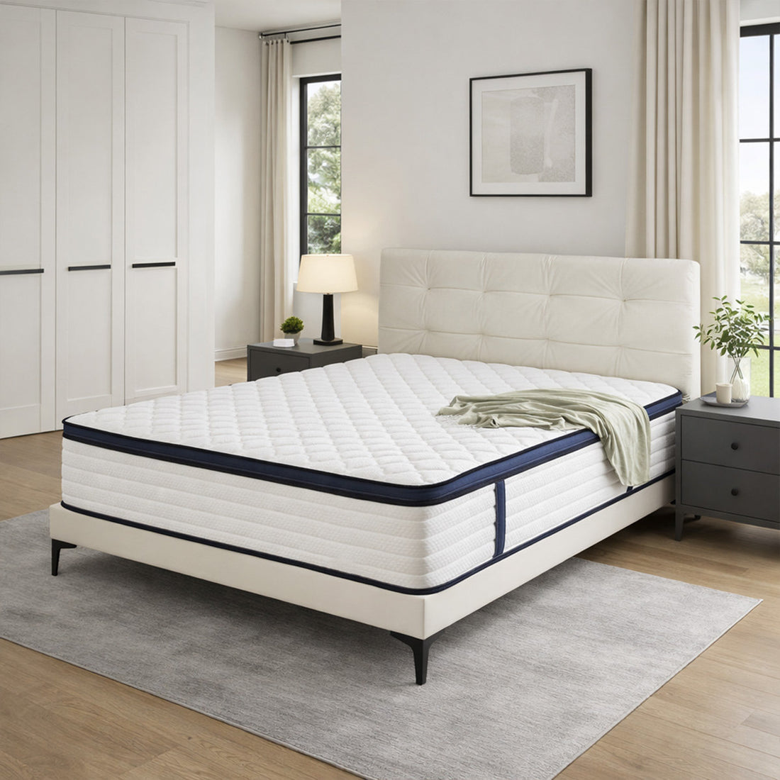 Cooling Gel Memory Foam Hybrid Mattress, OEKO-TEX® Certified, Mattress In A Box