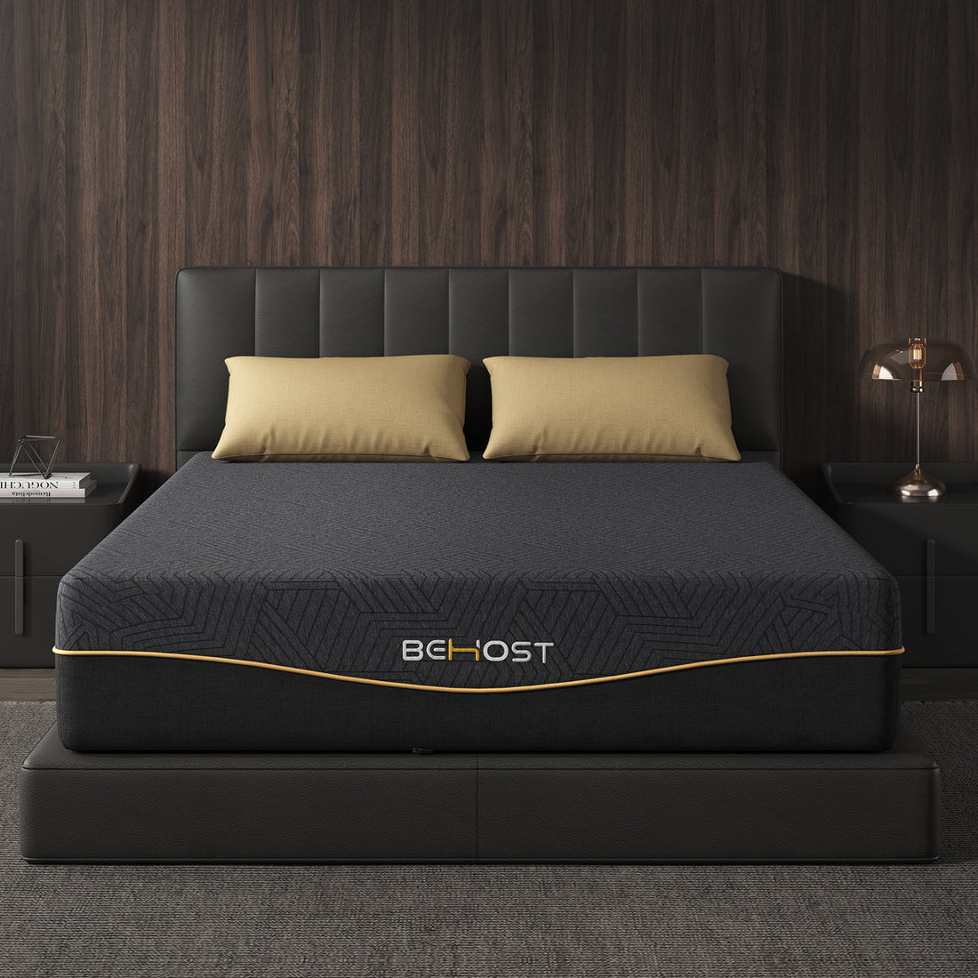 Cooling Memory Foam Queen Mattress, CertiPUR-US Certified, Frame Compatible
