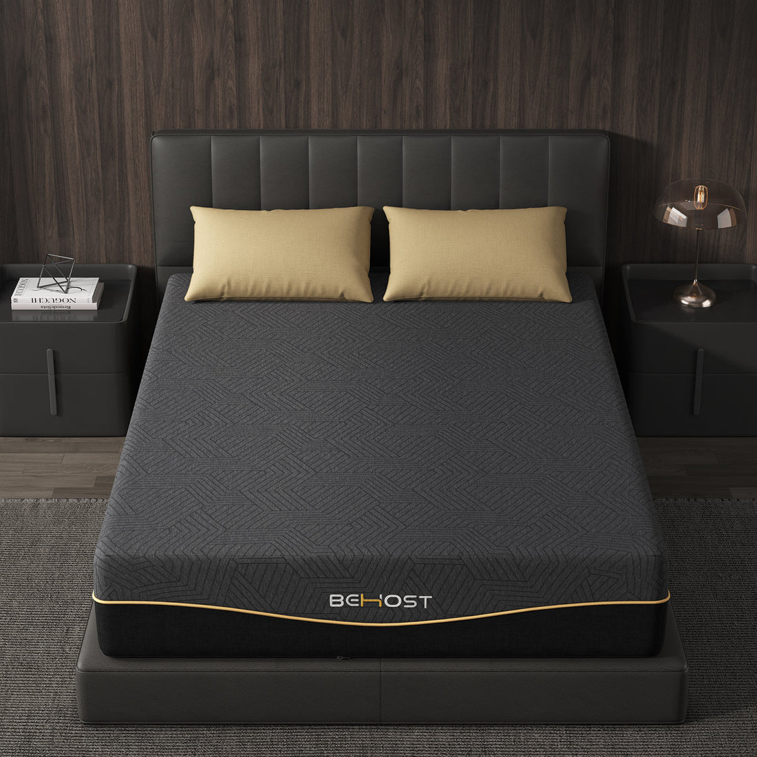 Cooling Memory Foam Queen Mattress, CertiPUR-US Certified, Frame Compatible