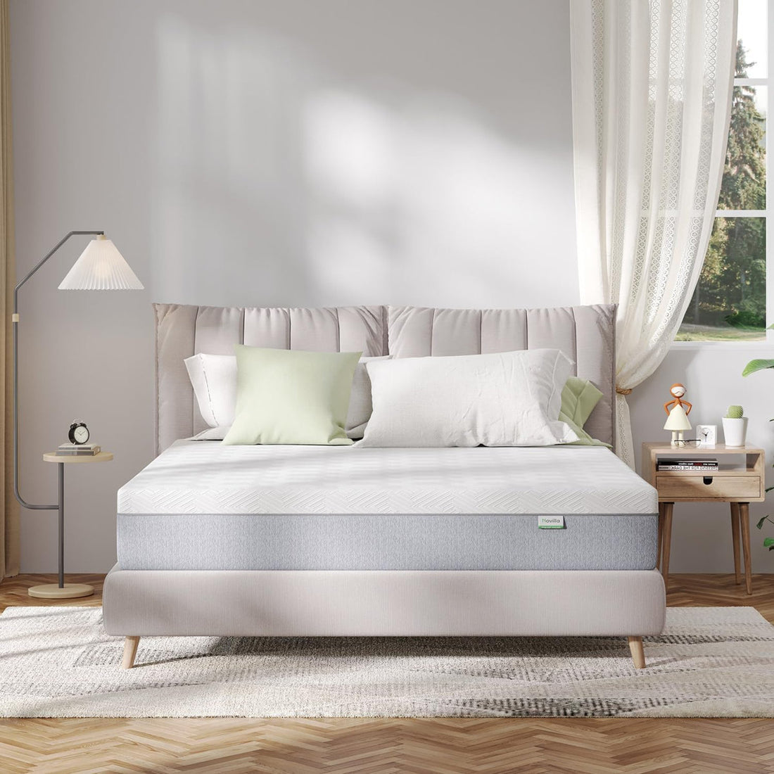 Cooling Memory Foam Queen Mattress, CertiPUR-US Certified, Frame Compatible