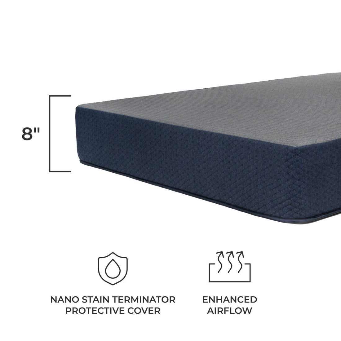Dreamfoam Bedding Chill Gel Memory Foam Mattress