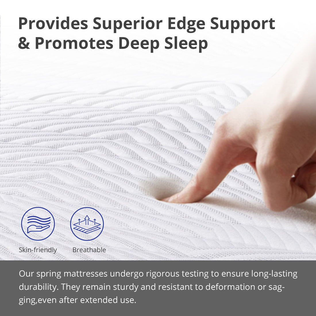 EGOHOME 10.5" Medium Hybrid Mattress