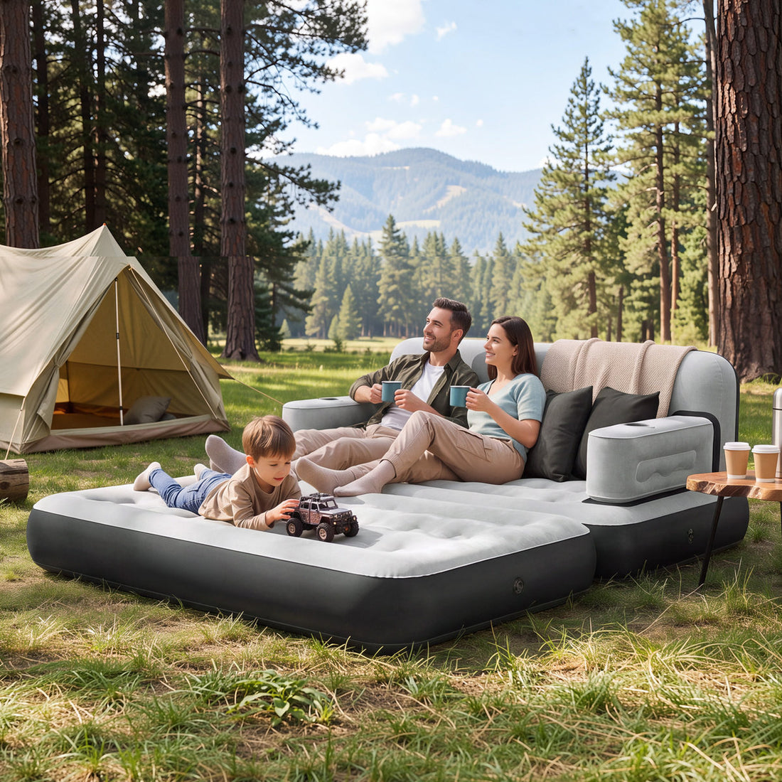 Edrosie Queen Air Sofa Bed Mattress with Pump