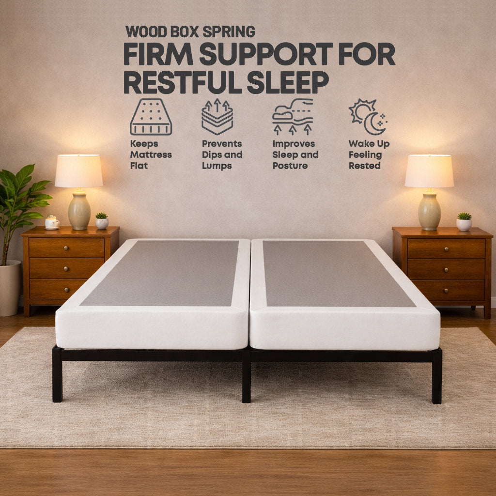 Fully Assembled Traditional Box Spring/Foundation For Mattress