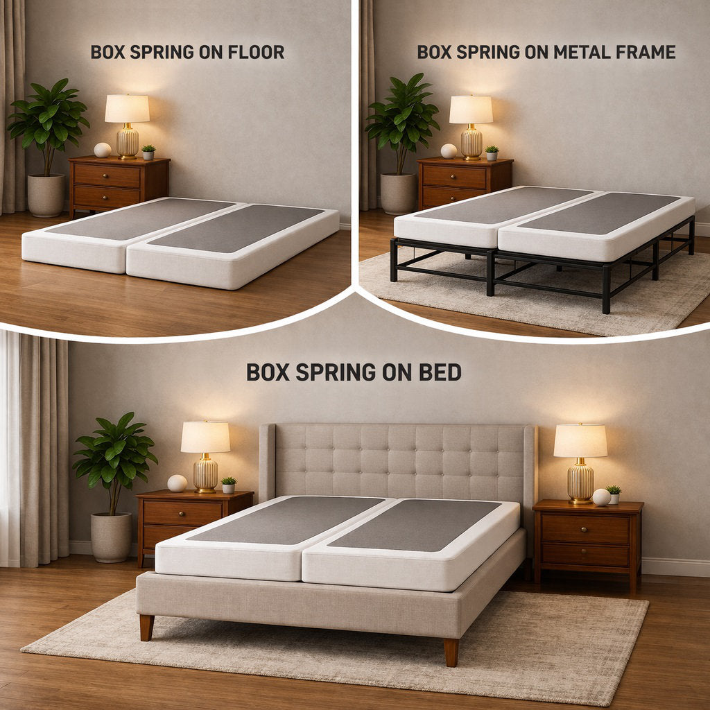 Fully Assembled Traditional Box Spring/Foundation For Mattress