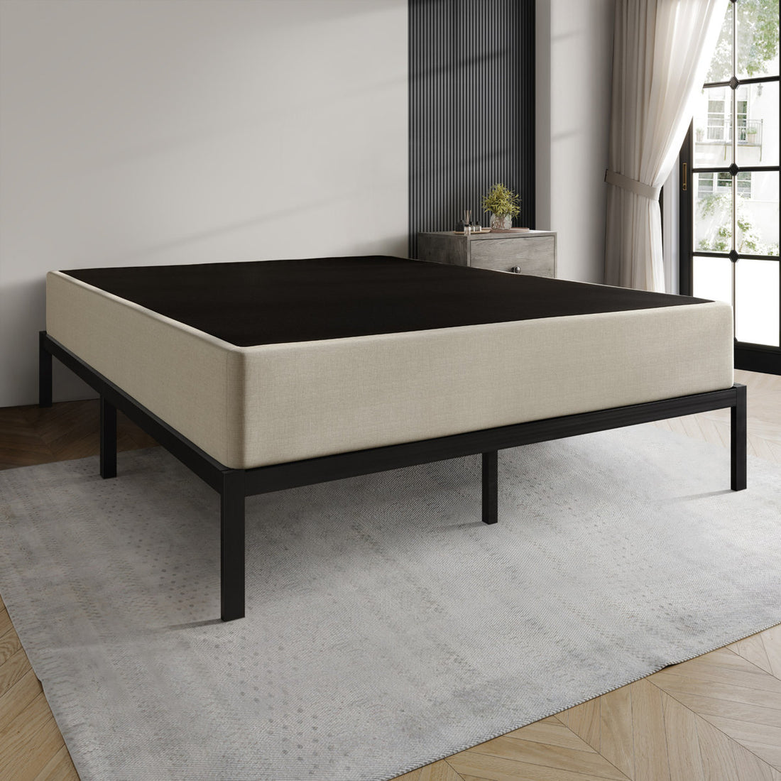 Gajare 8" Metal Box Spring, Queen