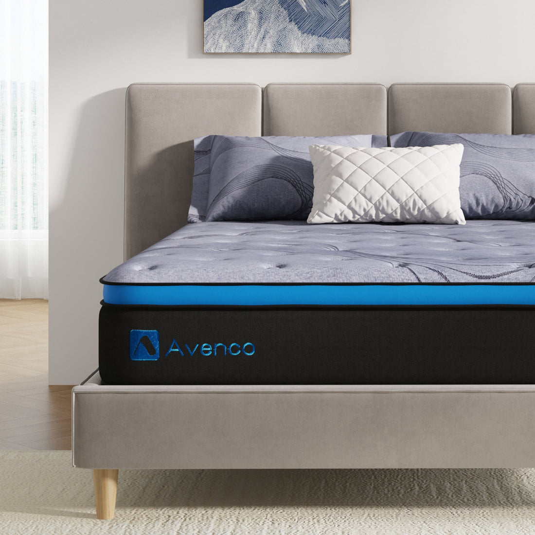 Home 10" Medium Cooling Gel Memory Foam Hybird Mattress