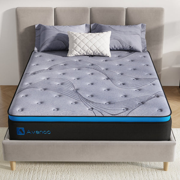 Home 10" Medium Cooling Gel Memory Foam Hybird Mattress