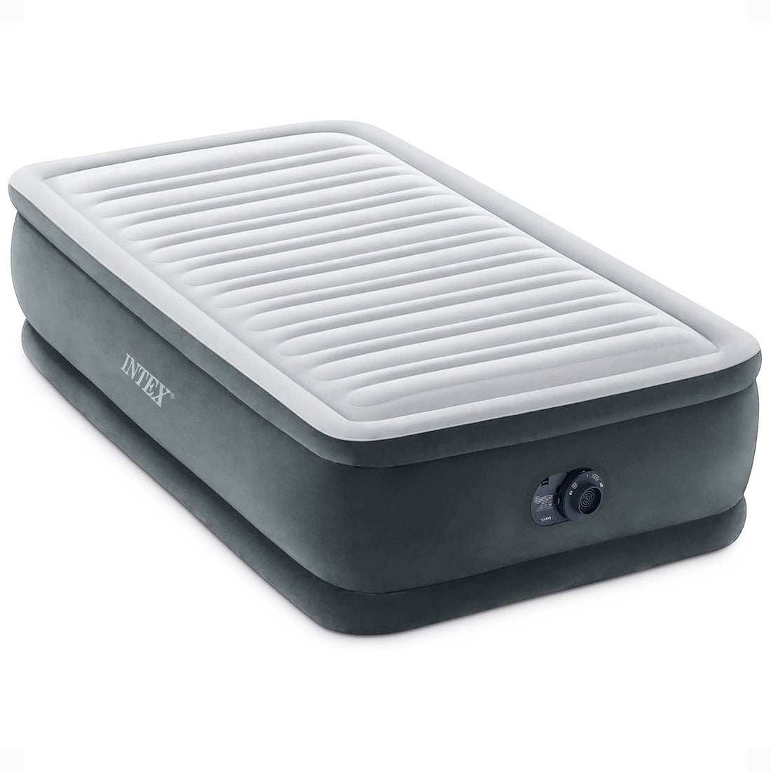 Intex 18" Queen Comfort Plush Elevated DuraBeam Airbed with Internal Electric Pump