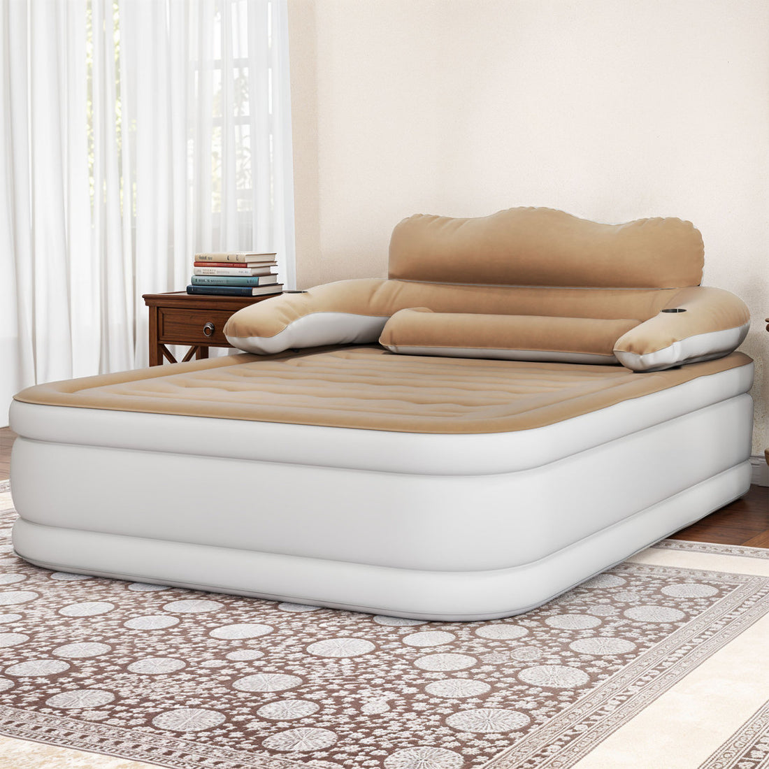 Ivy Bronx 18" Air Mattress With Headboard