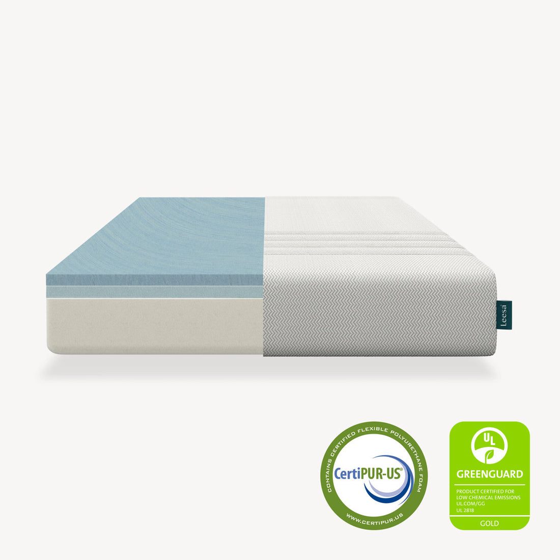 Leesa 7.5'' Medium Kids Memory Foam Mattress