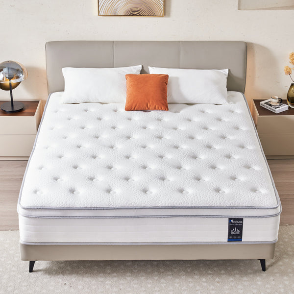 Madevos 12" Medium Firm Hybrid Mattress In A Box
