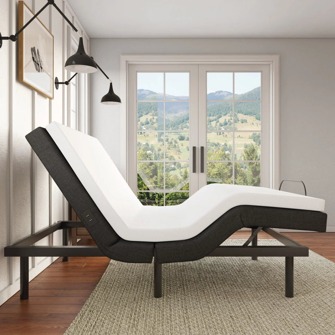 Massaging Zero Gravity Adjustable Bed with Wireless Remote - Sleep by Wayfair™