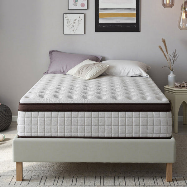 Medium Bamboo Cooling Memory Gel Foam Mattress With Charcoal