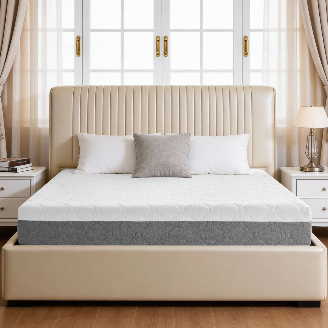 Medium Firm Memory Foam Mattress In A Box With Firm Body Support